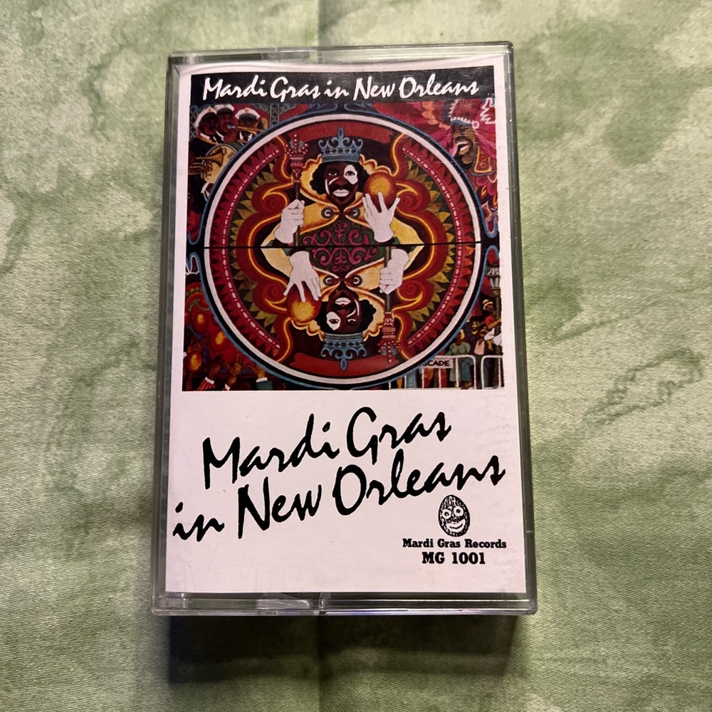 Vintage 1980 Mardi Gras in New Orleans Cassette Tape